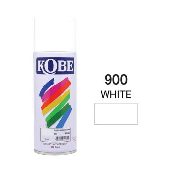 สีพ่นสเปรย์  KOBE #900 (ขาว)