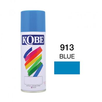 สีพ่นสเปรย์  KOBE #913 สี ฟ้า