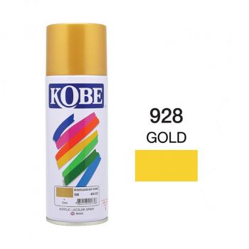 สีพ่นสเปรย์ KOBE #928 สี ทอง