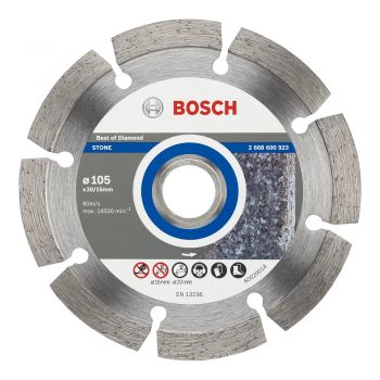 BOSCH ใบตัดเพชร 4 นิ้ว Expert for Stone รุ่น 2608600923