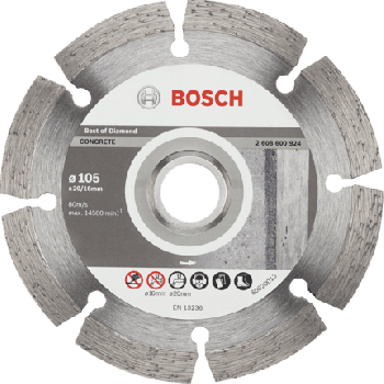 BOSCH ใบตัดเพชร 4 นิ้ว Best for Concrete รุ่น 2608600924