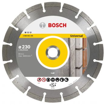 BOSCH ใบตัดเพชร 9 นิ้ว Standard for Universal รุ่น 2608602195