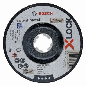 แผ่นเจียร์ BOSCH  5" #259 X-Lock