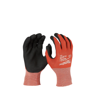 Milwaukee ถุงมือกันบาด Cut 1 Dipped Gloves (L) รุ่น 48-22-8902