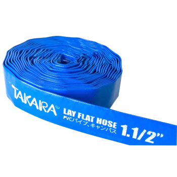 TAKARA สายส่งน้ำ PVC สีฟ้า 1.1/2 นิ้ว (เมตร)